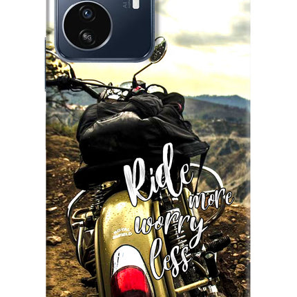 Ride More Worry Less IQOO Z6 Lite 5G Back Cover