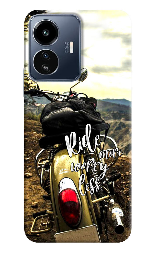 Ride More Worry Less IQOO Z6 Lite 5G Back Cover