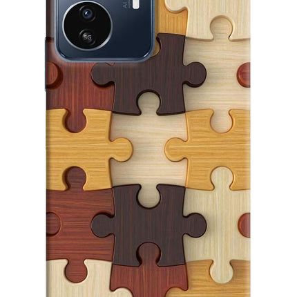Wooden Puzzle IQOO Z6 Lite 5G Back Cover
