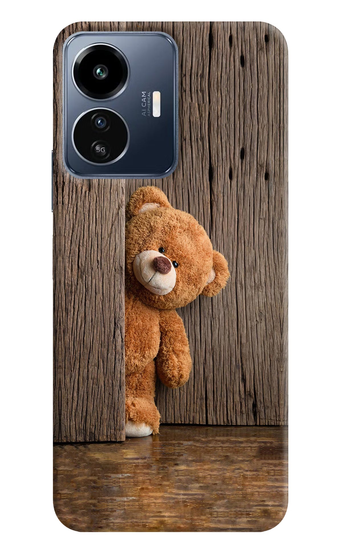 Teddy Wooden IQOO Z6 Lite 5G Back Cover
