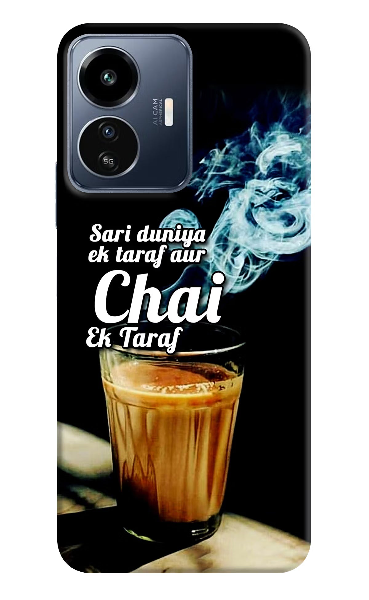 Chai Ek Taraf Quote IQOO Z6 Lite 5G Back Cover