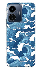 Blue Waves IQOO Z6 Lite 5G Back Cover