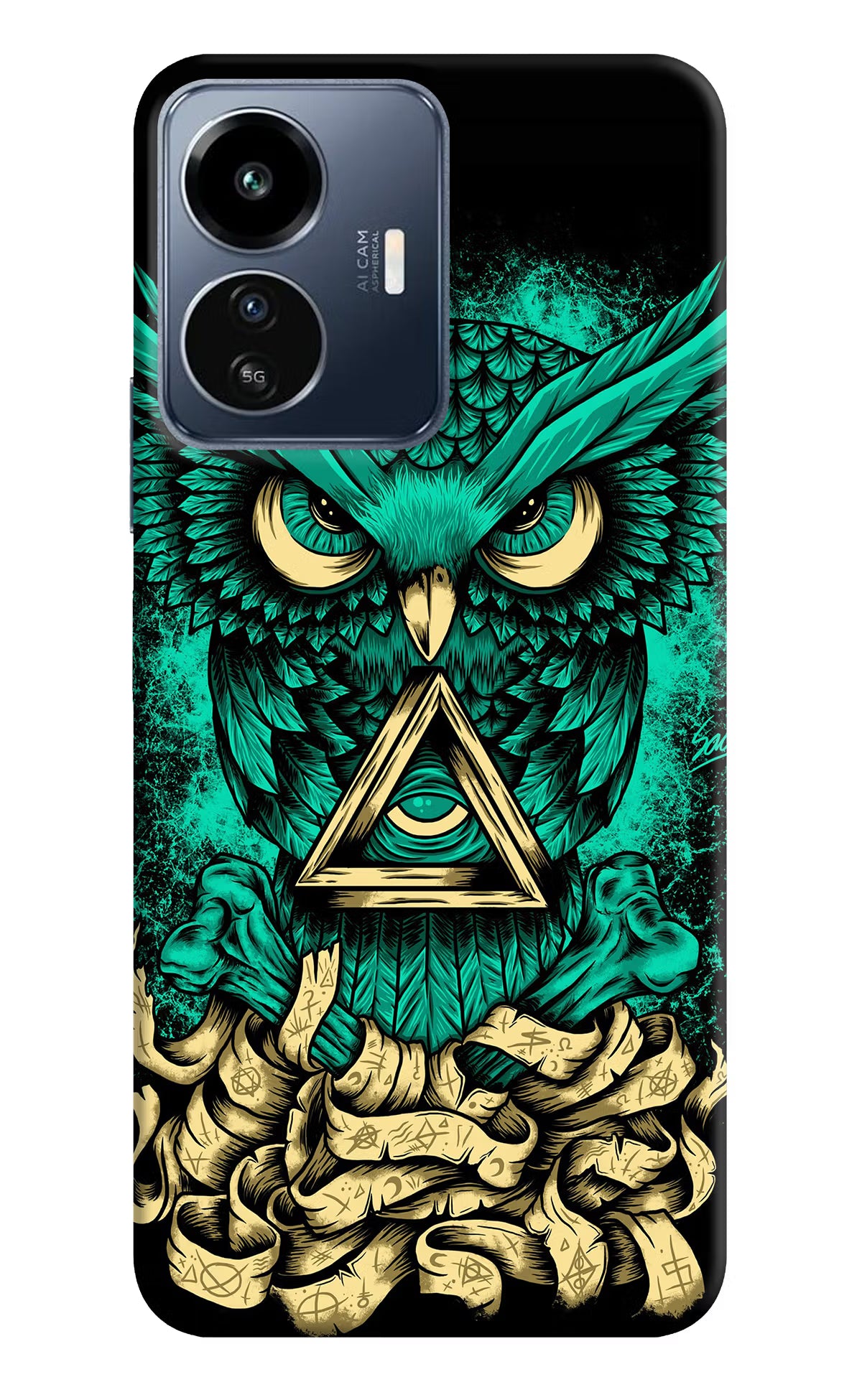 Green Owl IQOO Z6 Lite 5G Back Cover
