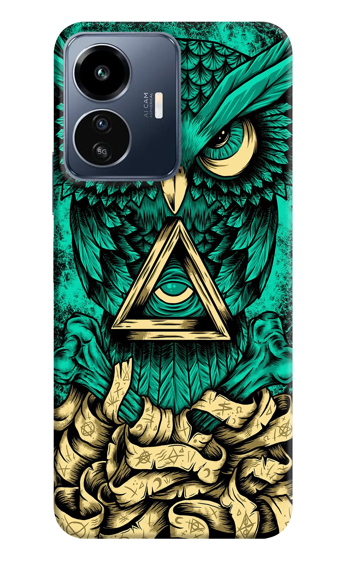 Green Owl IQOO Z6 Lite 5G Back Cover