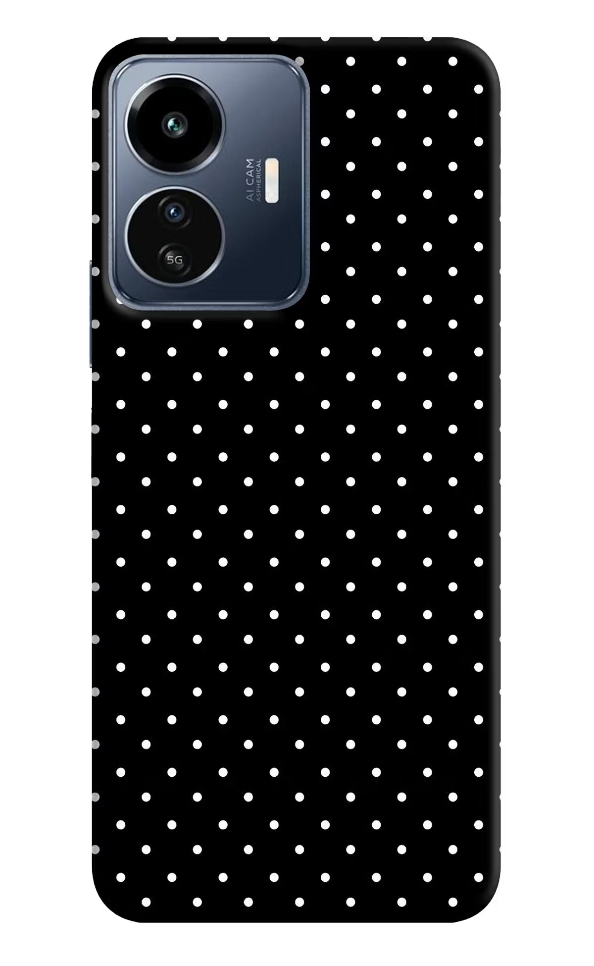 White Dots IQOO Z6 Lite 5G Back Cover
