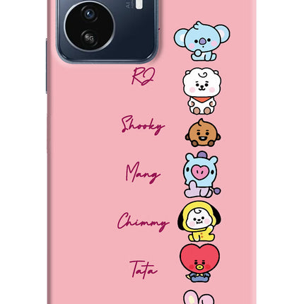 BTS names IQOO Z6 Lite 5G Back Cover