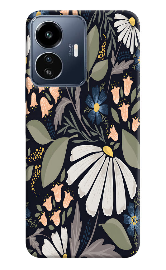 Flowers Art IQOO Z6 Lite 5G Back Cover