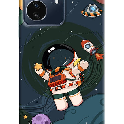 Cartoon Astronaut IQOO Z6 Lite 5G Back Cover