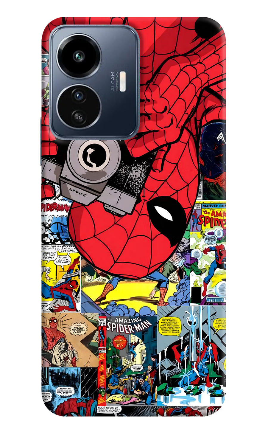Spider Man IQOO Z6 Lite 5G Back Cover, Hard case