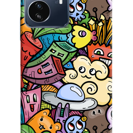 Veggie Doodle IQOO Z6 Lite 5G Back Cover
