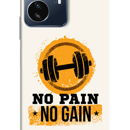 No Pain No Gain IQOO Z6 Lite 5G Back Cover