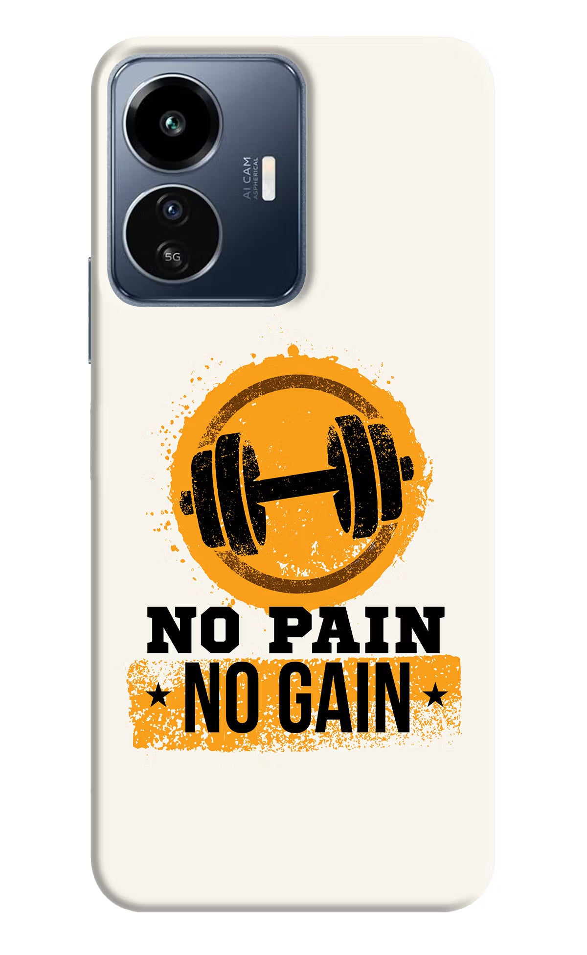 No Pain No Gain IQOO Z6 Lite 5G Back Cover
