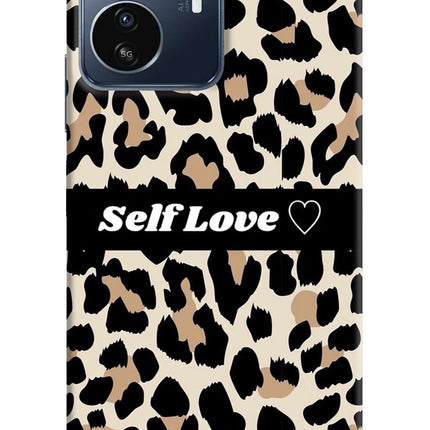 Leopard Print Self Love IQOO Z6 Lite 5G Back Cover