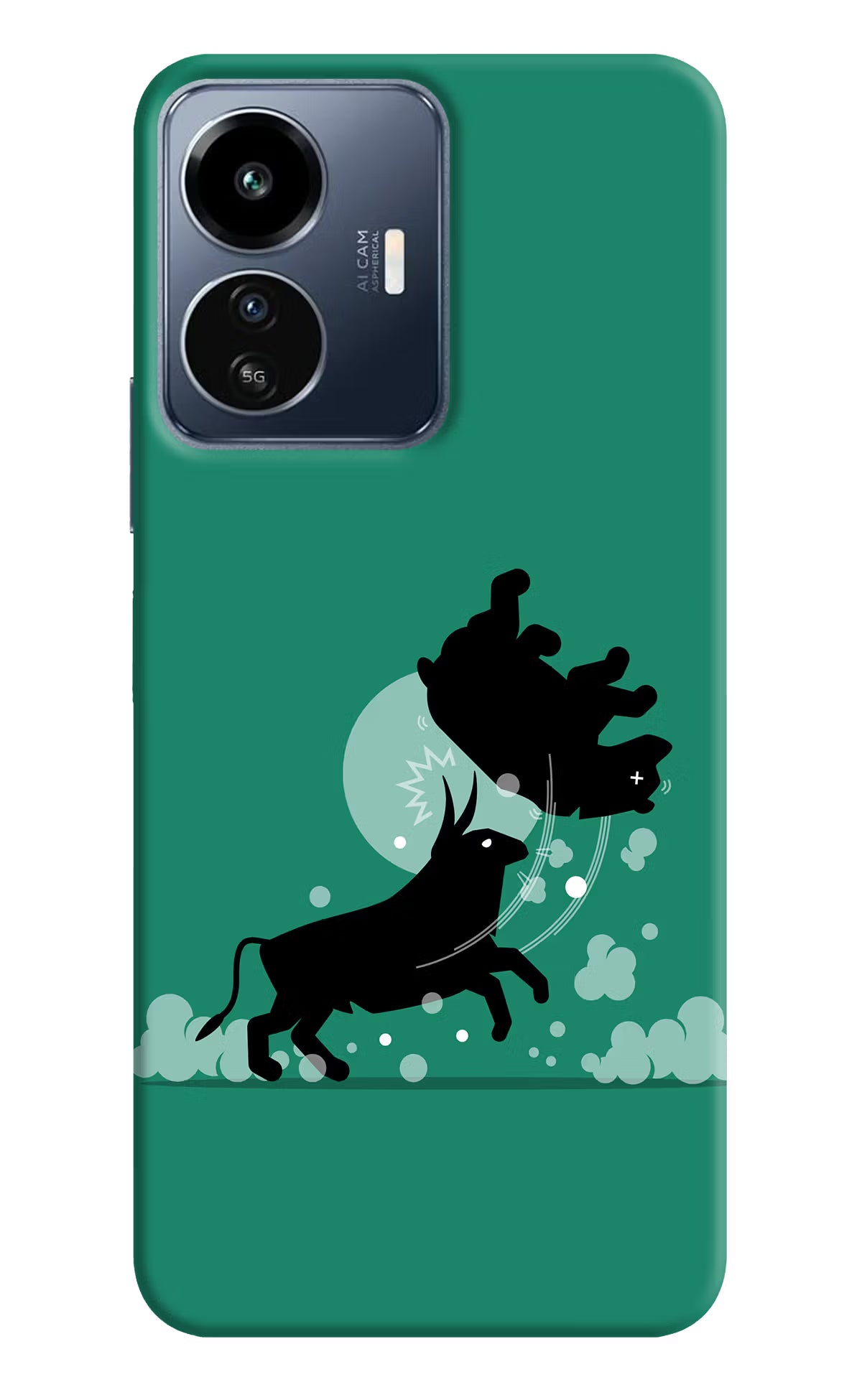 Bull Conqueror IQOO Z6 Lite 5G Back Cover
