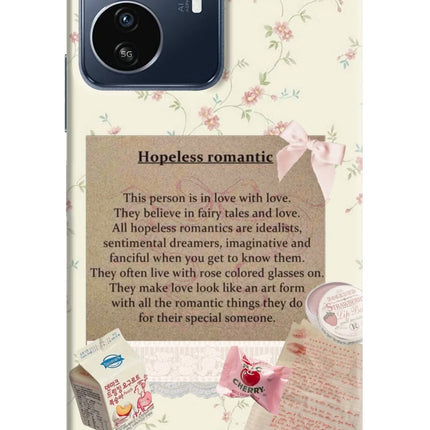 Hopeless Romantic IQOO Z6 Lite 5G Back Cover