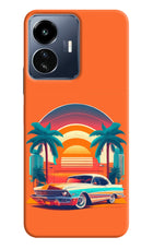Palm Drive 80s IQOO Z6 Lite 5G Back Cover