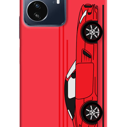 Red Velocity IQOO Z6 Lite 5G Back Cover