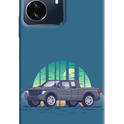 Retro Garage Vibe IQOO Z6 Lite 5G Back Cover