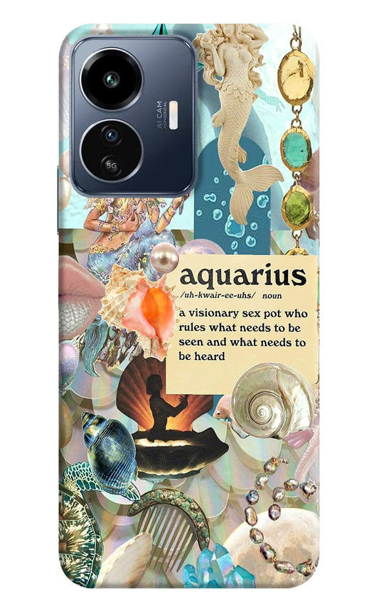 Aquarius Zodiac IQOO Z6 Lite 5G Back Cover