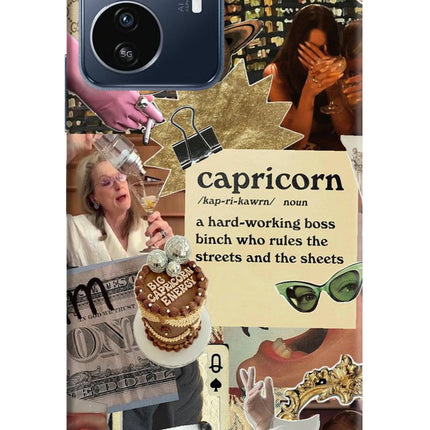Capricorn Zodiac IQOO Z6 Lite 5G Hard Case Back Cover by Casekaro