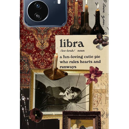 Libra Zodiac IQOO Z6 Lite 5G Hard Case Back Cover by Casekaro