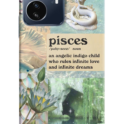 Pisces Zodiac IQOO Z6 Lite 5G Hard Case Back Cover by Casekaro