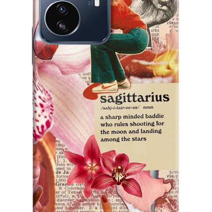 Sagittarius Zodiac IQOO Z6 Lite 5G Hard Case Back Cover by Casekaro