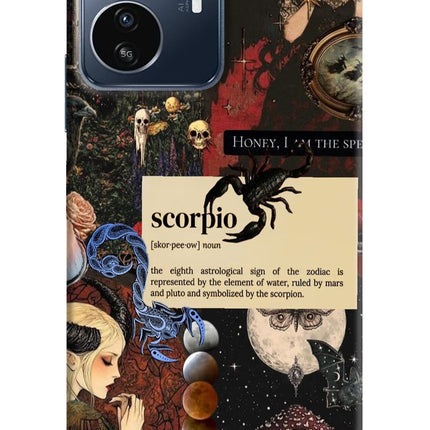 Scorpio Zodiac IQOO Z6 Lite 5G Hard Case Back Cover by Casekaro
