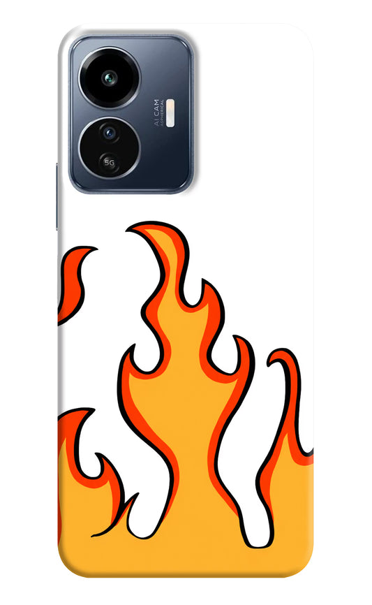 Fired Up – White IQOO Z6 Lite 5G Hard Case Back Cover by Casekaro