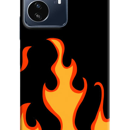 Fired Up – Black IQOO Z6 Lite 5G Hard Case Back Cover by Casekaro