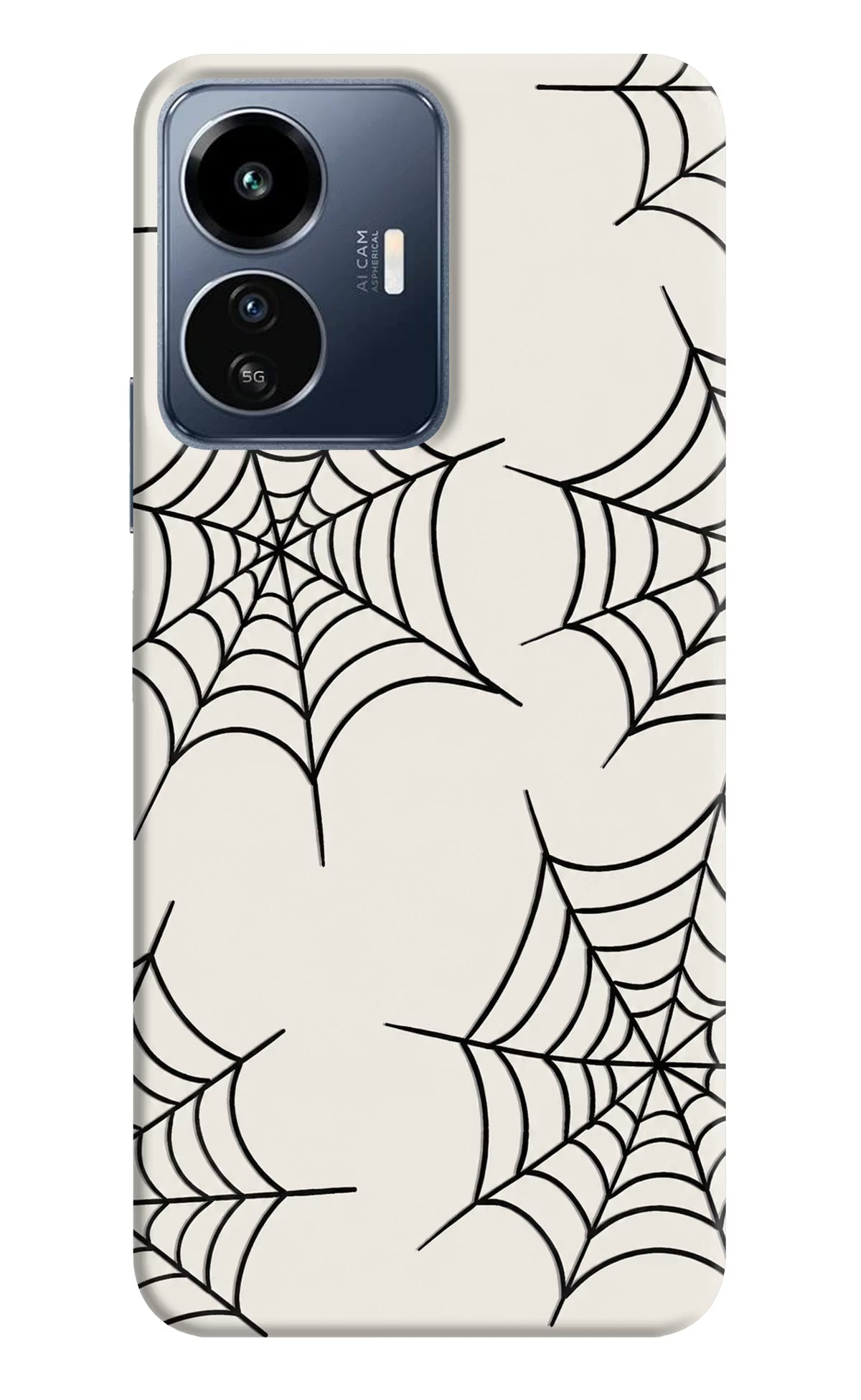 Spider Web IQOO Z6 Lite 5G Hard Case Back Cover by Casekaro