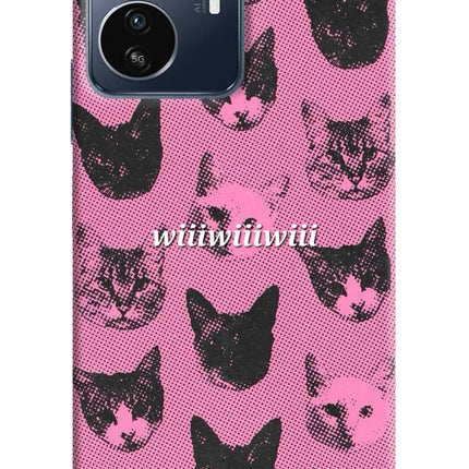 Pink Cats IQOO Z6 Lite 5G Hard Case Back Cover by Casekaro
