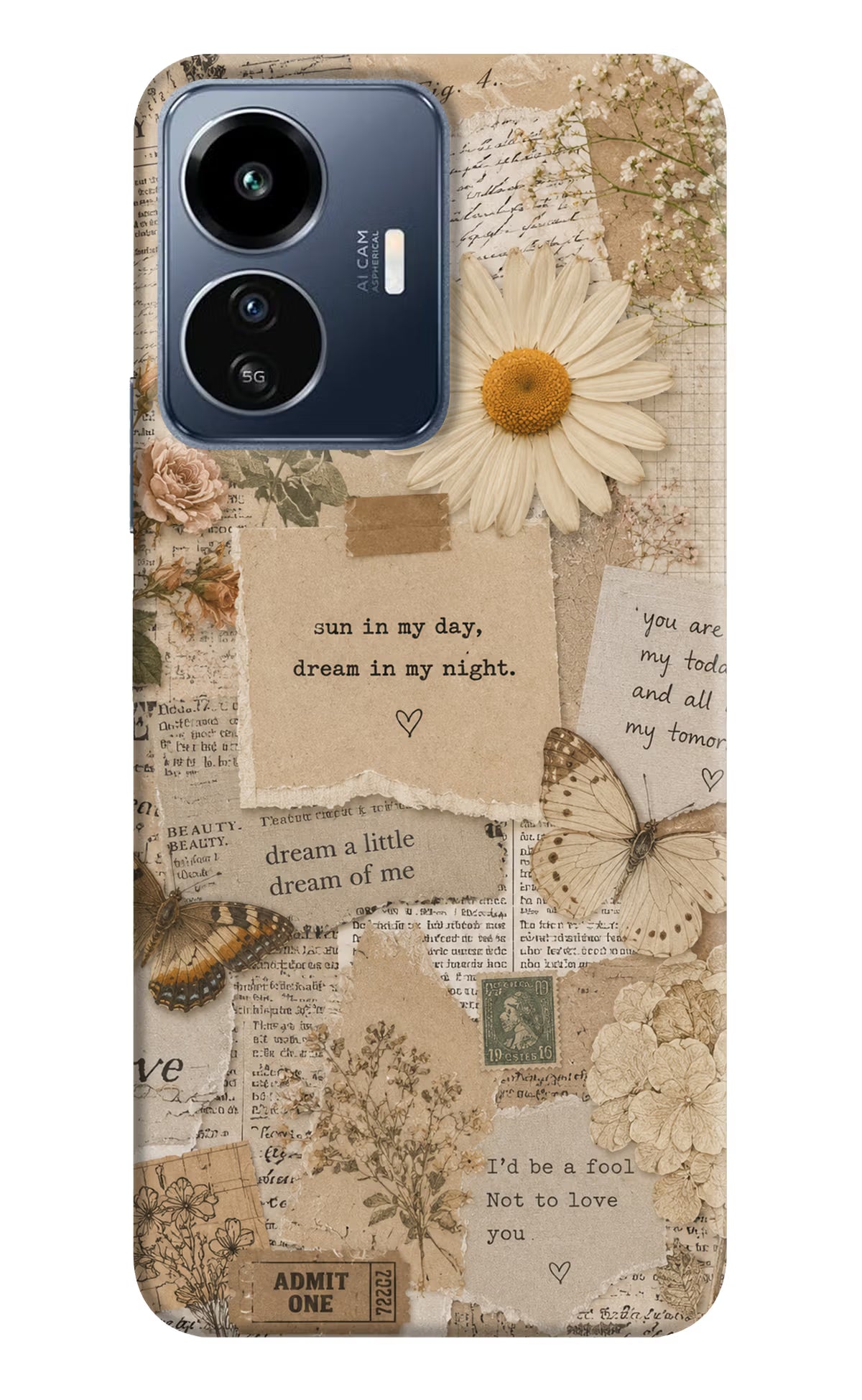 Vintage case IQOO Z6 Lite 5G Back Cover