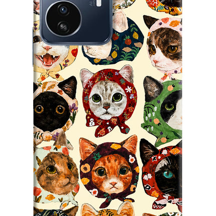 Cool Cat IQOO Z6 Lite 5G Hard Case Back Cover by Casekaro