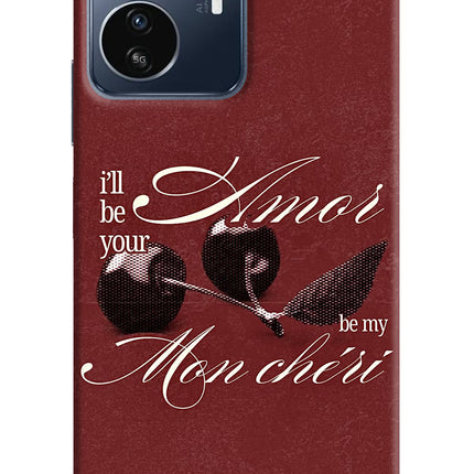 Velvet Cherry IQOO Z6 Lite 5G Hard Case Back Cover by Casekaro