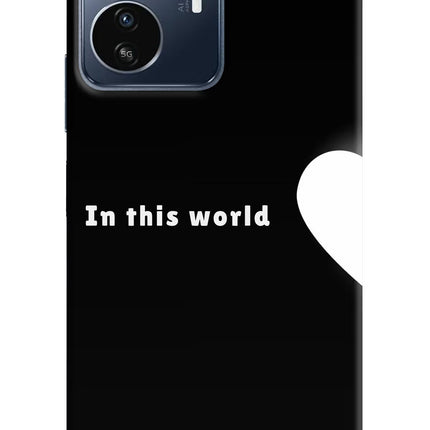 This World IQOO Z6 Lite 5G Hard Case Back Cover by Casekaro