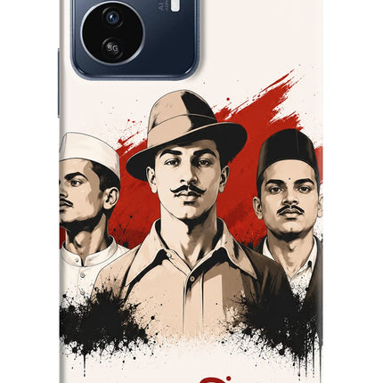 Bhagat Singh Trio IQOO Z6 Lite 5G Hard Case Back Cover by Casekaro