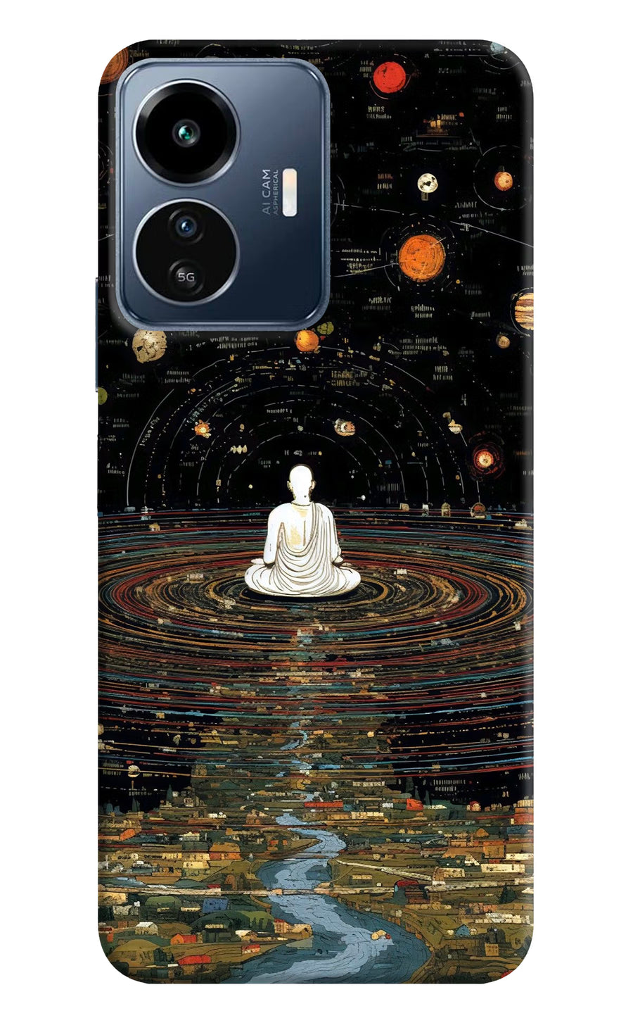 Space Monk IQOO Z6 Lite 5G Back Cover, Hard case