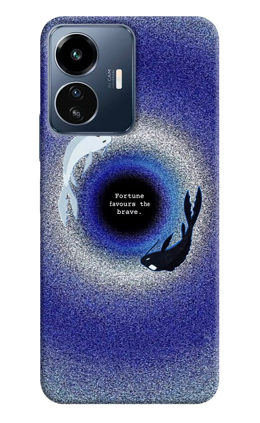 Dark Koi IQOO Z6 Lite 5G Back Cover, Hard case