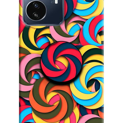 Spiral Pattern IQOO Z6 Lite 5G Pop Case