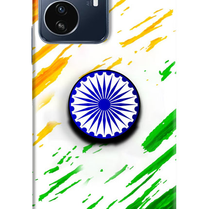 Indian Flag Ashoka Chakra IQOO Z6 Lite 5G Pop Case