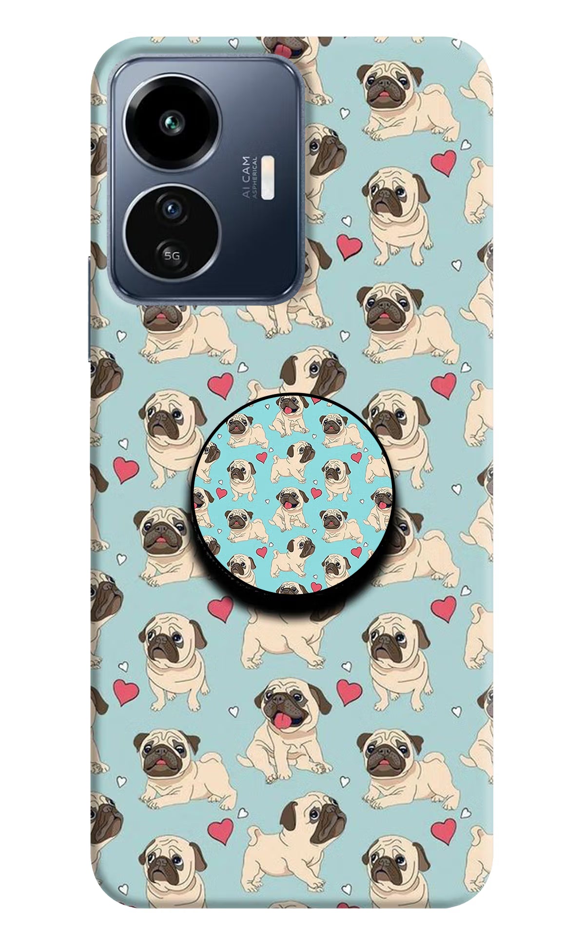 Pug Dog IQOO Z6 Lite 5G Pop Case