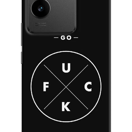 Go Fuck Yourself IQOO Z7 Pro 5G Hard Case Back Cover by Casekaro