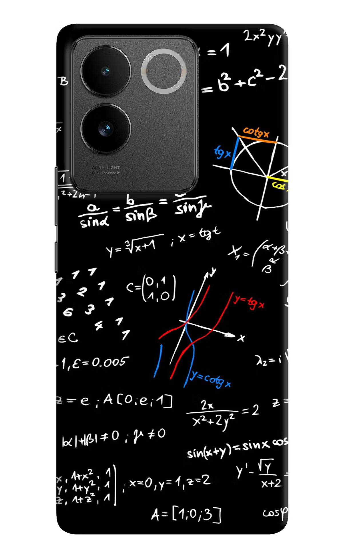 Mathematics Formula IQOO Z7 Pro 5G Hard Case Back Cover by Casekaro