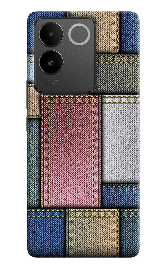 Multicolor Jeans IQOO Z7 Pro 5G Hard Case Back Cover by Casekaro