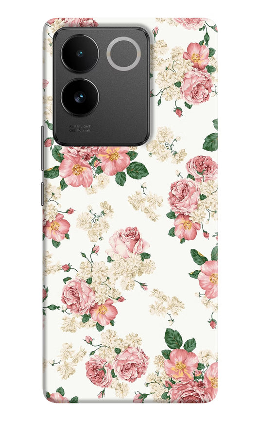 Flowers IQOO Z7 Pro 5G Hard Case Back Cover by Casekaro