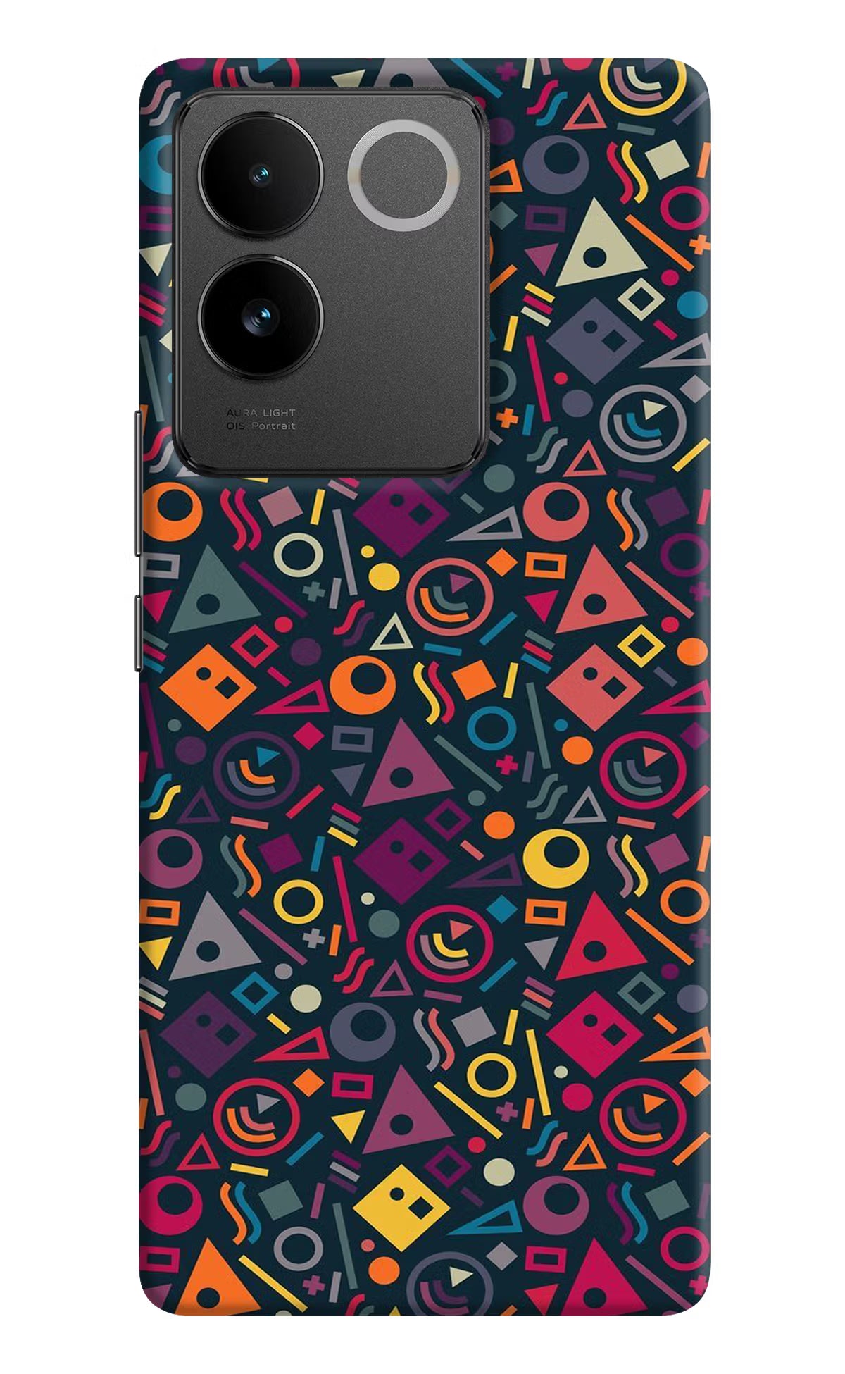 Geometric Abstract IQOO Z7 Pro 5G Hard Case Back Cover by Casekaro
