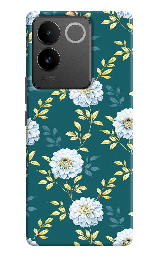 Flowers IQOO Z7 Pro 5G Hard Case Back Cover by Casekaro
