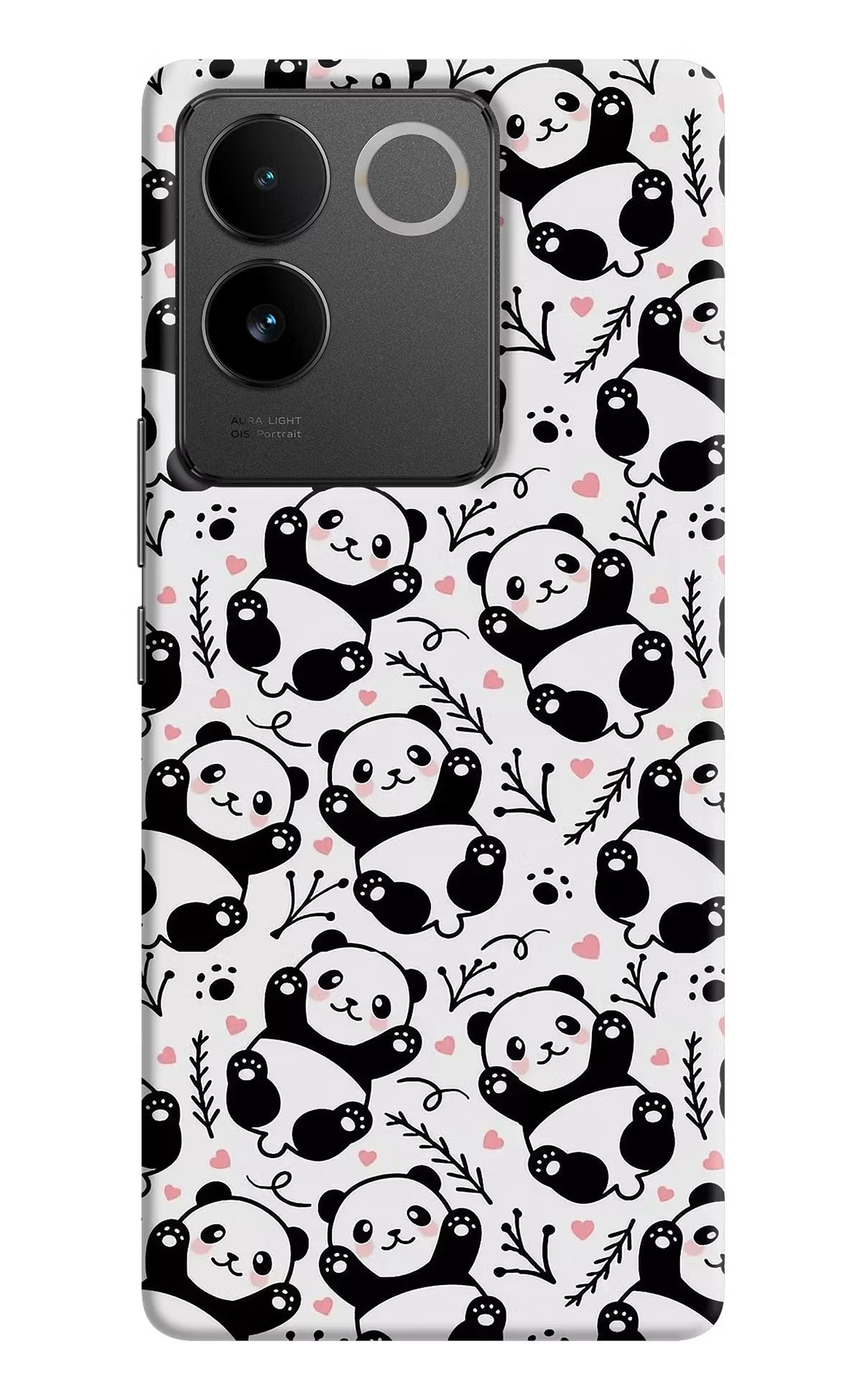 Cute Panda IQOO Z7 Pro 5G Hard Case Back Cover by Casekaro