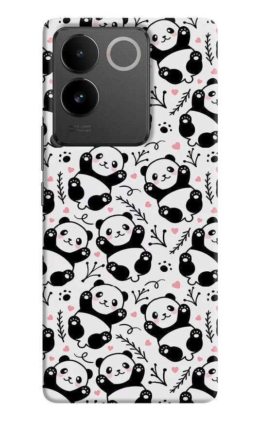 Cute Panda IQOO Z7 Pro 5G Hard Case Back Cover by Casekaro